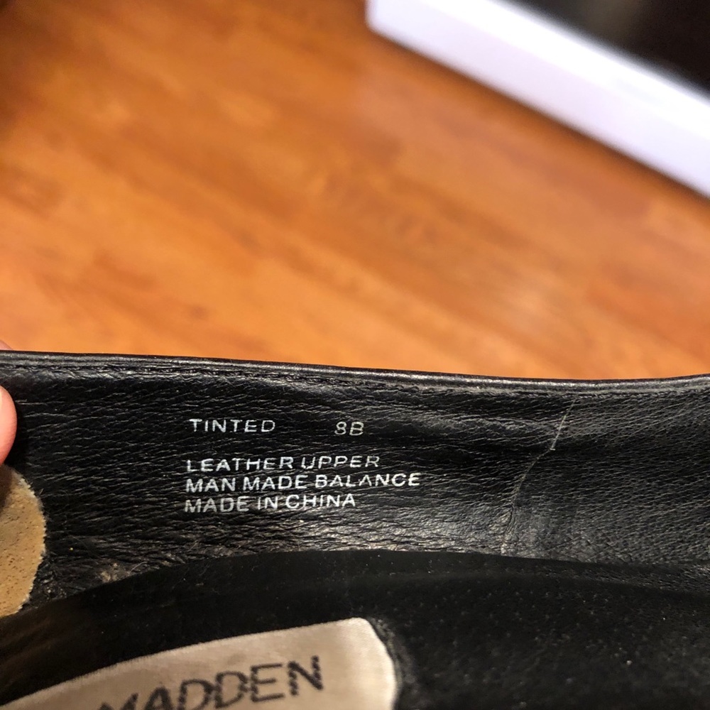 Black Steve Madden Heels - Picture 4 of 4